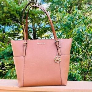 Michael Kors East West Large Tote Crossgrain Leather NWT